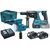Makita DHR243RTJW / Aku kombinované kladivo / 18V / SDS- PLUS / 950 ot-min / 4700 úderov-min / 2.0 J / 2x 5.0 Ah