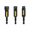 DeWalt DT7460 samočistiteľné hlavice pre rázové uťahovače (3ks) / šesťhran 1|4" / Veľkosti: 8 &amp; 10 &amp; 13 mm / Dĺžka: 75