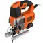Black&Decker BES610K / Priamočiara píla / 650W / Zdvih 19 mm / až 3100 zdvihov-min / Hĺbka rezu 90 mm