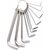Deli Tools EDL3100 Sada inbusových kľúčov / veľkosť 1.5 &amp; 2 &amp; 2.5 &amp; 3 &amp; 3.5 &amp; 4 &amp; 5 &amp; 6 &amp; 8 &amp; 10 mm