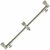 NGT Hrazda Buzz Bar Stainless Steel 3 Rod 25-40cm