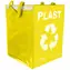 SIXTOL SORT Easy PLASTIC / Taška na triedený odpad / 30x30x40cm / 36l 