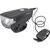 Extol-LIGHT Svetlo biele na bicykel 350lm / USB nabíjanie / klaksón / 5W LED 