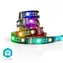 Nedis LED Opasok SmartLife / Bluetooth / RGB / Teplá biela / SMD / 2.00 m / IP20 / 2700 K / 380 lm / Android & iOS