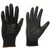 SIXTOL GLOVE PE-PU 9 čierne / Rukavice pracovné z polyesteru polomáčané v polyuretáne / veľkosť 9