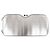 SIXTOL CAR SUNSHADE 5 / Slnečná clona na predné okno auta / 130 x 60 cm 