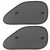 SIXTOL CAR SUNSHADE SET 9 / Slnečná clona s prísavkou na bočné okno auta / 65 x 38 cm / 2ks