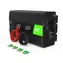 Green Cell Menič napätia z 12V na 230V - 1000W/2000W - čistý sínus