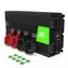 Green Cell Menič napätia z 12V na 230V - 2000W/4000W - modifikovaný sínus