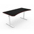AROZZI ARENA Gaming Desk herný stôl čiernobiely / D: 160cm / Š: 71-82cm / V: 71-81cm