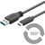 MicroConnect USB3.1 C (M) - USB3.0 A (M) 1m čierna