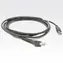 ZEBRA USB kábel (CBA-U47-S15ZAR) / tienený / priamy / 4.6m