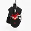 Red Fighter / Herná optická myš / 4000DPI / 10 tlačidiel / 1 koliesko / drôtová (USB) / čierna