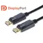 PremiumCord DisplayPort 1.2 4K prípojný kábel MM pozlátené konektory 1m