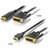 Equip HDMI<->DVI-D kábel prepojovací 5m / typ A / single link