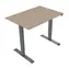 Neutralle MOKJ75140ANN Pracovný stôl javor-šedá / elektricky nastaviteľná výška / 75x140cm / nosnosť 70kg