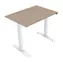 Neutralle MOKJ75140TNN Pracovný stôl javor-biela / elektricky nastaviteľná výška / 75x140cm / nosnosť 70kg