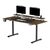 Ultradesk Highlander XXL hnedá / Pracovný stôl / elektricky nastaviteľná výška / 160x70 cm / 72-117 cm