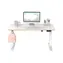 Ultradesk Pulsar biela / Detský pracovný stôl / elektricky nastaviteľná výška / 120x60 cm / 55-81 cm