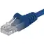 PremiumCord UTP CAT5E 0.25m modrá / Patch kábel / RJ45-RJ45