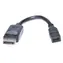 PremiumCord DisplayPort adaptér na mini, DP Male - mini DP Female, 17cm