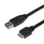 PremiumCord Kábel Micro USB 3.0 5Gbps USB A - Micro USB B, MM, 0.5m