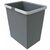 Elletipi BIG 18 L Plastový kôš s rukoväťami sivá / bez veka / 34 x 22.5 x 30 cm