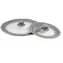 Stoneline 13705 Set univerzálnych pokrievok na hrnce s priemerom 16/18/20 cm a 24/26/28 cm / 2 ks / sklo + silikón