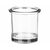 Yankee Candle Pop Tea Light svietnik na votívnu sviečku číra biela / 7 x 7 cm