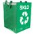 SIXTOL SORT Easy GLASS 36l / Taška na triedený odpad / 30x30x40cm
