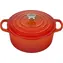 Le Creuset Signature Hrniec s pokrievkou 22 cm oranžová