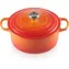 Le Creuset Signature Hrniec s pokrievkou 28 cm oranžová