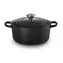 Le Creuset Signature Hrniec s pokrievkou 24 cm čierna