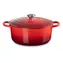 Le Creuset Signature Hrniec s pokrievkou 28 cm červená