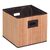 MSV skladací úložný box bambus/čierny / 32 x 31 cm