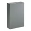 Rossignol Stella 51349 metalovo šedý / Nástenný kôš s vekom / 20 L