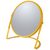 Spirella Akira kozmetické zväčšovacie zrkadlo matná šafranovo žltá / oceľ