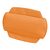 Spirella ALASKA vankúš do vane oranžová / PVC / 32 x 23 cm