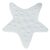 Spirella protišmykové prísavky v tvare hviezdice biela / PVC / 5 ks