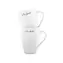 Lamart Dine Sada hrnčekov 2ks 350ml biela / porcelán