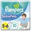 Pampers Splashers 10 ks / Plienkové plavky do vody / Veľkosť 5 (12-18 kg)
