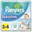 Pampers Splashers 12 ks / Plienkové plavky do vody / Veľkosť 3-4 (6-11 kg)