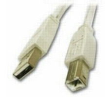 OEM USB 2.0 kábel A<->B prepojovací 1,8m