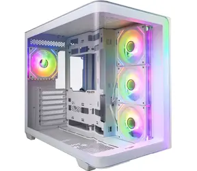 Fortron FSP M580-WA biela / Skriňa / Midi Tower / ATX bez zdroja / 4X ARGB / priehľadná bočnica