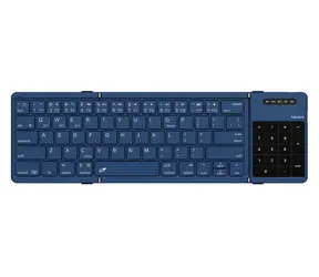 Nillkin Cube modrá / Skladacia klávesnica / Bluetooth / Touchpad / Numerická klávesnica