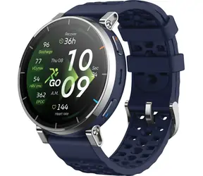 Amazfit Active 3 Premium Atlas Blue / Chytré hodinky / 1.32 "AMOLED / 5ATM / Bluetooth / Android 7+ & iOS 14+