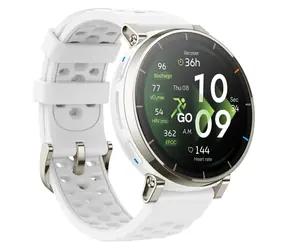 Amazfit Active 3 Premium Aero White / Chytré hodinky / 1.32 "AMOLED / 5ATM / Bluetooth / Android 7+ & iOS 14+