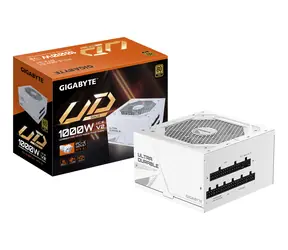 GIGABYTE UD1000GM PG5 V2 ICE biela / Zdroj / ATX 3.1 / 1000W / 80PLUS Gold / modulárne / PCIe 5.1