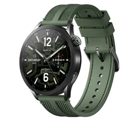 XIAOMI Watch S5 46 mm čierna, zelený športový remienok / Chytré hodinky / 1,48 "AMOLED / 480 x 480 / 5 ATM / Bluetooth