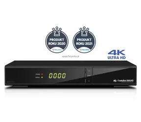 AB CryptoBox 800UHD / Satelitný prijímač / 4K UHD / DVB-S2X / H.265 HEVC / HDMI / LAN / PVR